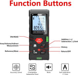atolla 100m Laser Distance Range Finder with Bubble Level and Large LCD Backlit (T201-100)