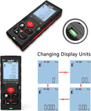 atolla 60m Laser Distance Range Finder with Bubble Level and Large LCD Backlit (T201)