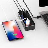 atolla 5-Port USB 3.0 Hub with England Standard Adapter(D2, UK Plug)