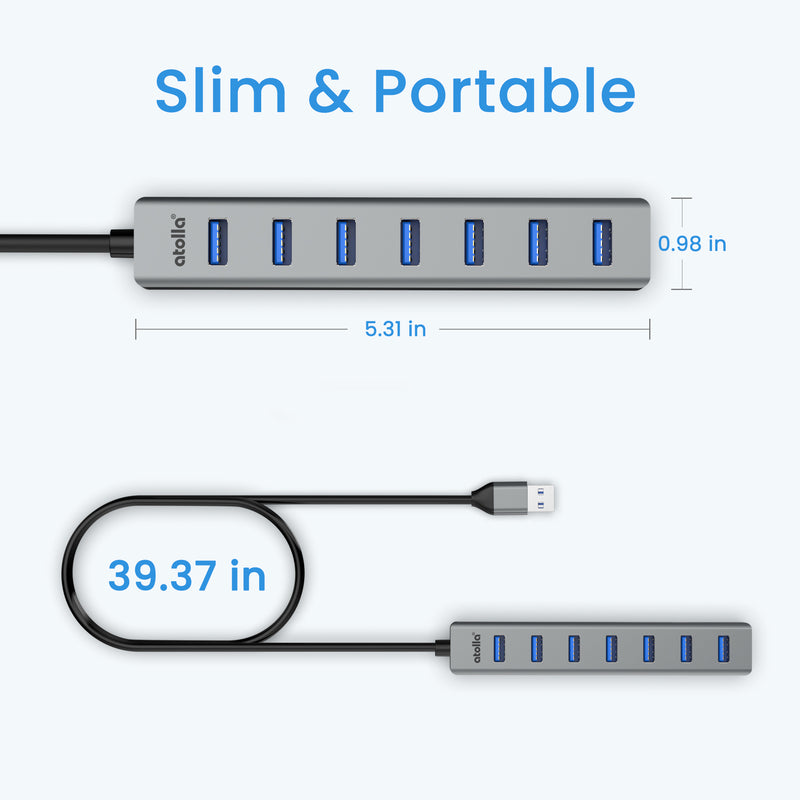 atolla 7-Port USB 3.0 Data Hub (A107)