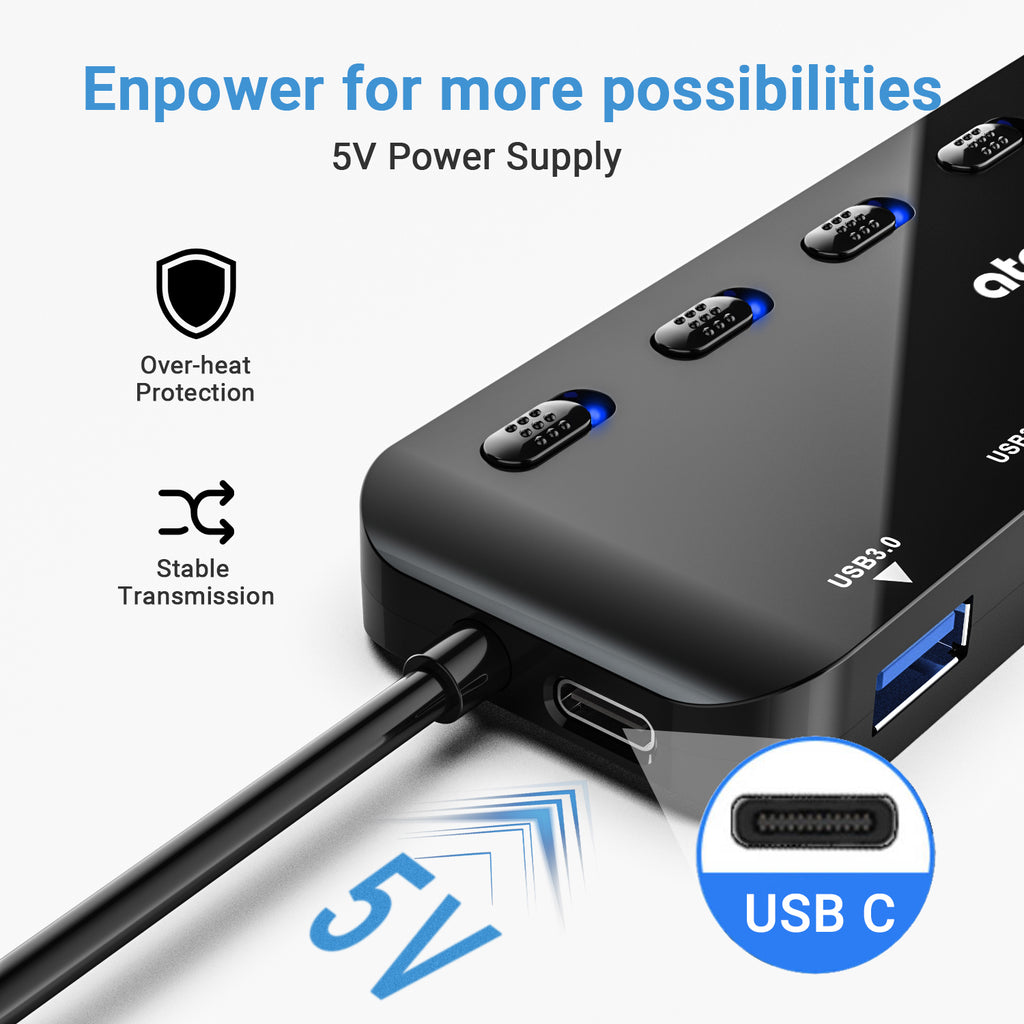 atolla 7-Port USB 3.0 Hub (GMS-1107U3)