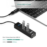 atolla USB 3.0 Ethernet Hub with USB C Adapter (ZH-301C)