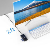 atolla 4 Port USB 3.0 Ultra Slim Data Hub  (GMS-1103U3 60cm)