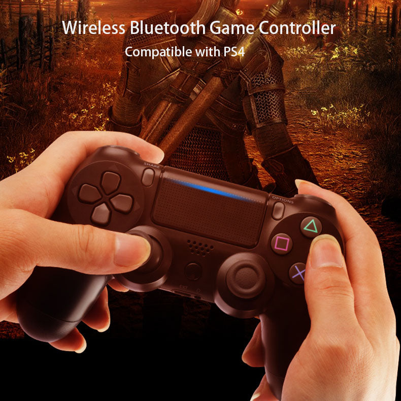 JESWO Wireless Controller for PS4, Compatible with PS4/PS3/PC/Android,  Built-in 600mAh Battery with Dual Vibration/6-Axis, Black