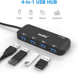 atolla 4-Port USB 3.0 Hub with 2ft Cable, Ultra-Slim Data Expander  (GMS-2103U3)