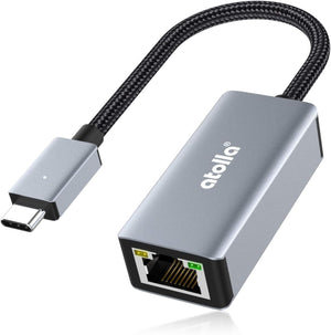 atolla Type-C (Thunderbolt 3) to RJ45 Gigabit Ethernet LAN Network Adapter  (C105)