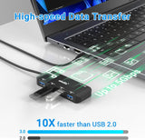 atolla 4-Port USB 3.0 Hub with 2ft Cable, Ultra-Slim Data Expander  (GMS-2103U3)