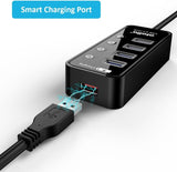 atolla 5-Port Powered USB Hub with European Standard Adapter (CH-204U3)