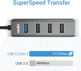 atolla Aluminum USB C to USB Adapter with USB 3.0 Port & 3 USB 2.0 Ports (C106U2)