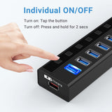 atolla 8-Port Powered USB 3.0 Hub with UK Standard Adapter (GMS-218)