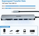 atolla 7-in-1 Type C Hub with 4K HDMI Adapter (C108)