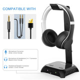 atolla  6-Ports Powered USB Hub with Headphone Stand and 12V/2.5A Power Adapter (HA02)