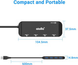 atolla 4-Port USB 3.0 Hub with 2ft Cable, Ultra-Slim Data Expander  (GMS-2103U3)