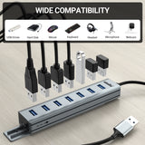 atolla 7-port USB 3.0 Hub with Slide Rail (A207)