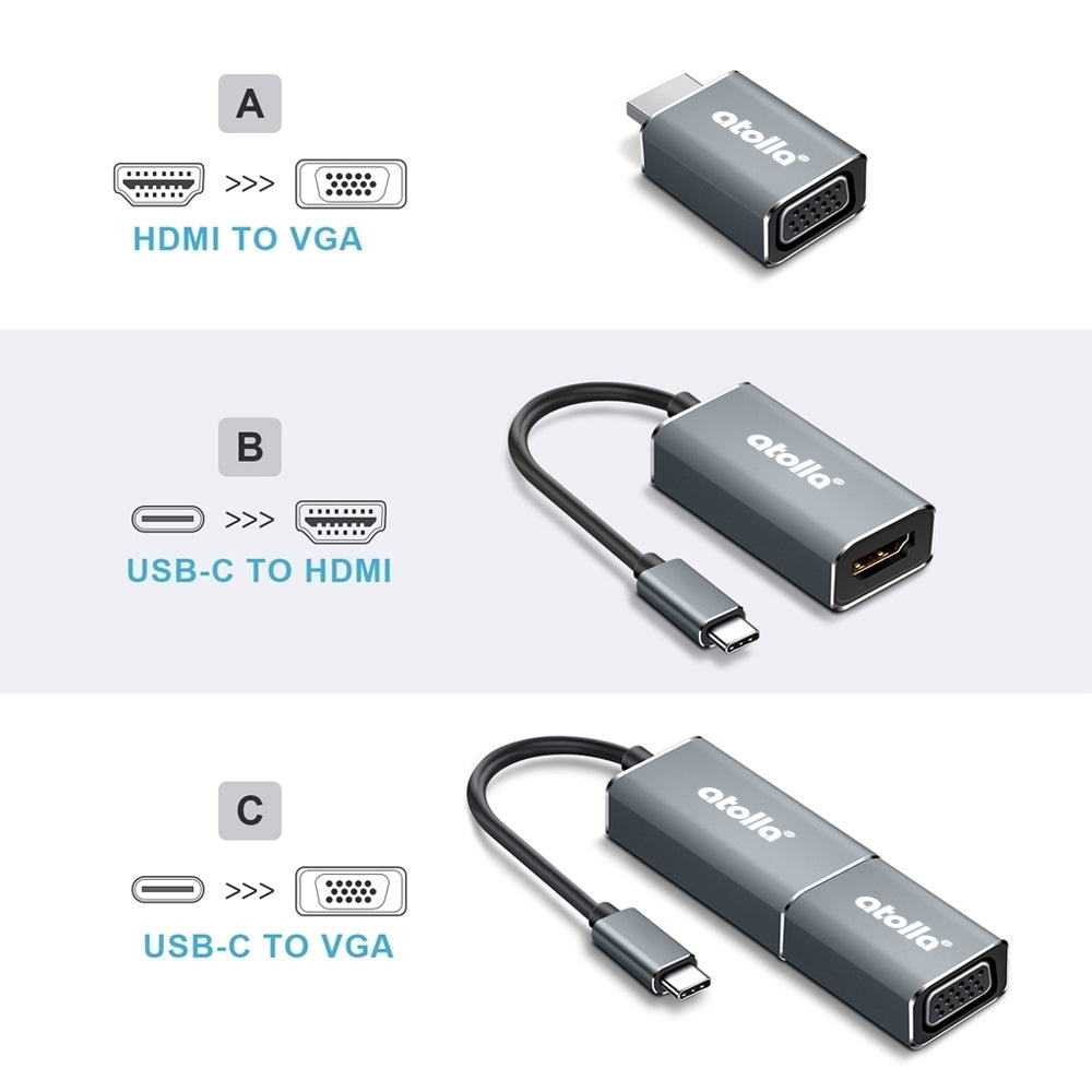 USB C to HDMI VGA Adapter (C3), Good quality usb hub