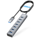 atolla 7 Port USB 3.0 Hub with 100CM Extender Cable（ZH-700）
