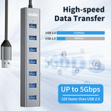 atolla 7 Port USB 3.0 Hub with 100CM Extender Cable（ZH-700）