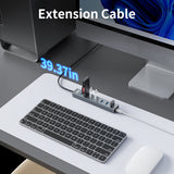 atolla 7 Port USB 3.0 Hub with 100CM Extender Cable（ZH-700）