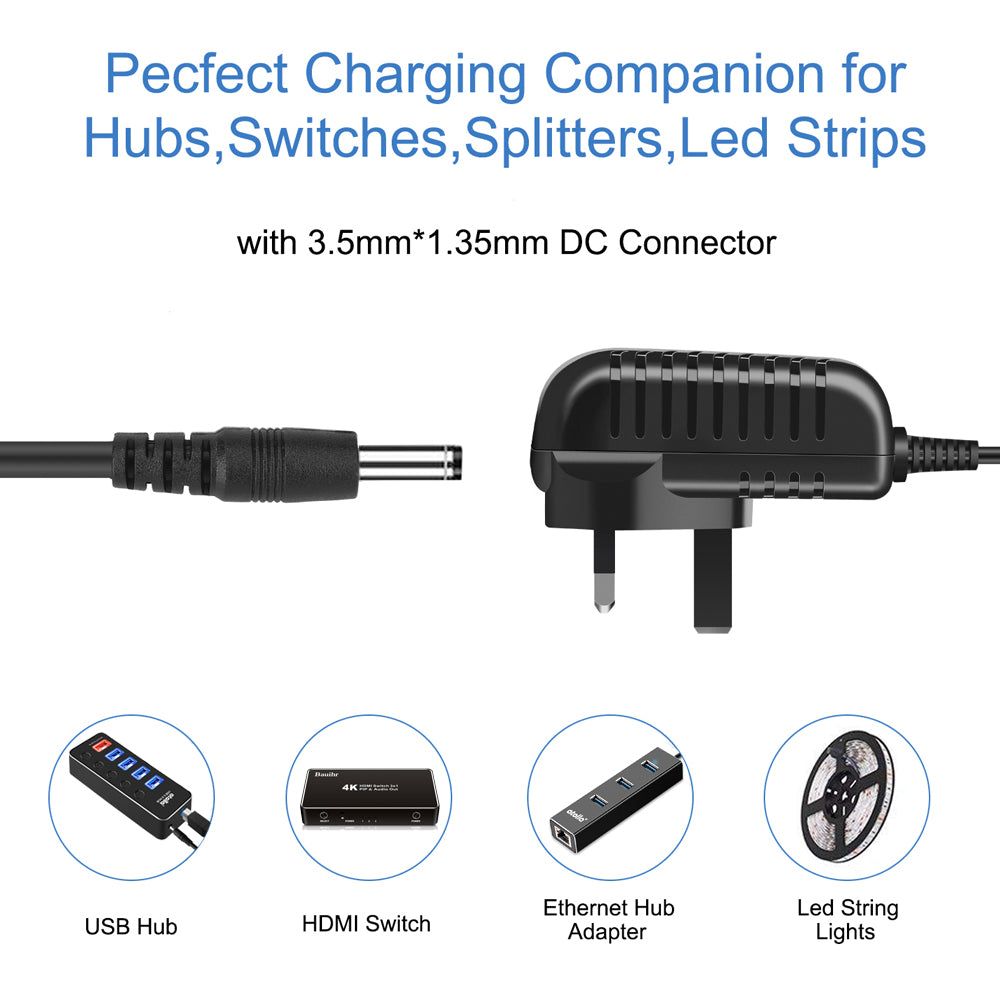 Conversion Plug Charging Cord Power Cord HUB Splitter USB to DC