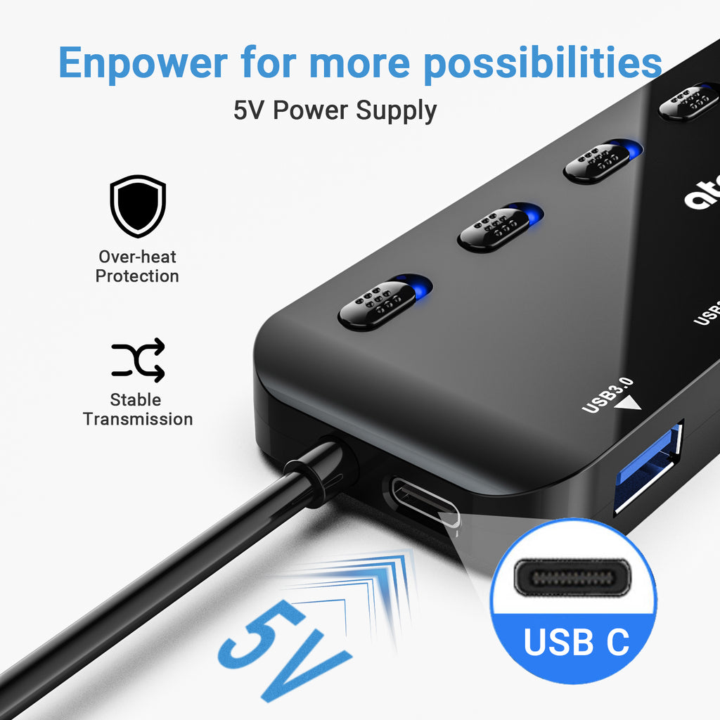 Hub D2 USB-A/ 4 ports USB-A 3.0 power delivery