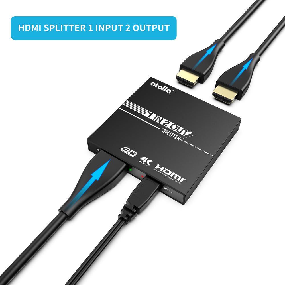 hdmi splitter 1 in 2 out